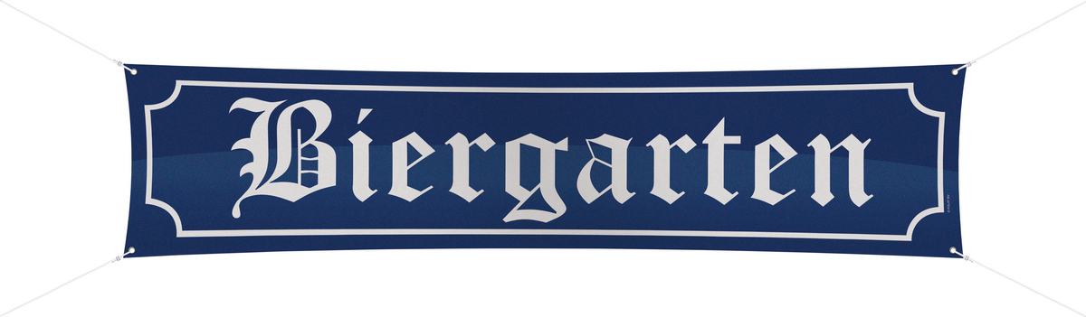 Oktoberfest Biergarten Banner - 1 stk (10 x 180 cm) | Oktoberfest Bannere - Temashop