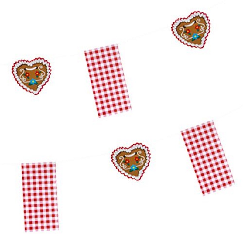 Oktoberfest Guirlande Rød