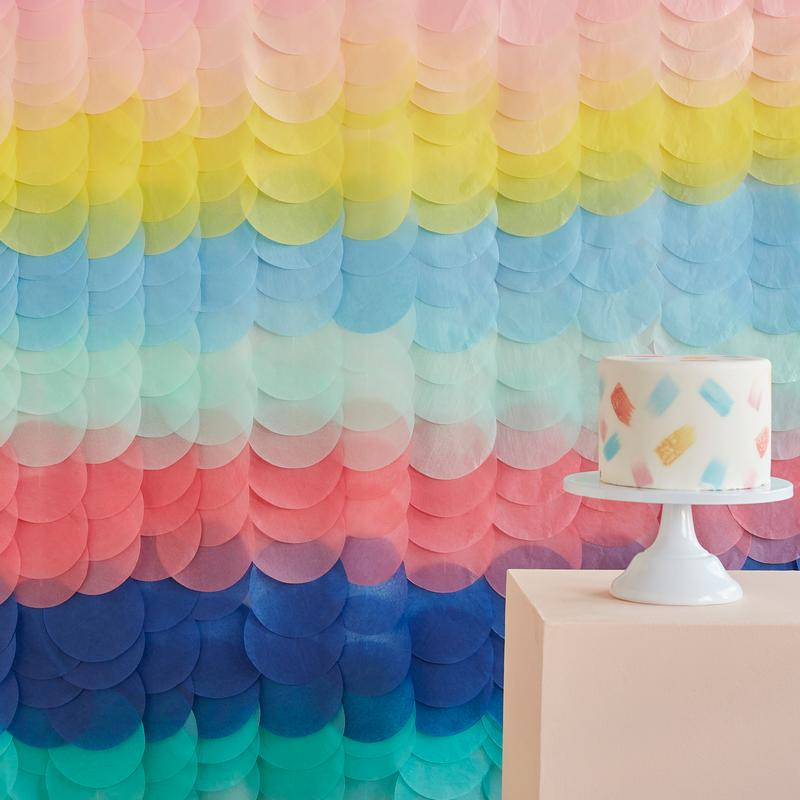 Ombre Backdrop DIY Multifarvet
