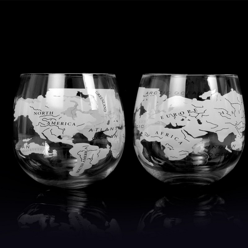Globe Rocker Glas - 2 stk (300 ml) - Temashop