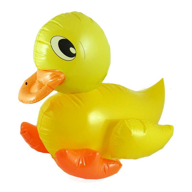 Oppustelig And - 1 stk (42 cm) | Kylling Oppusteligt deko - Temashop