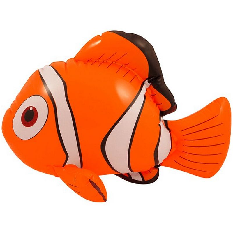 Oppustelig Klovnefisk - 1 stk (43 cm) | Fisk Oppusteligt deko - Temashop