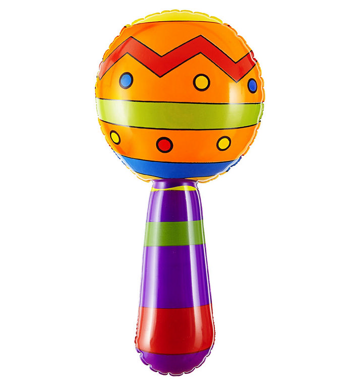 Oppustelige Maraca | Fiesta Oppusteligt - Kropstilbehør - Temashop