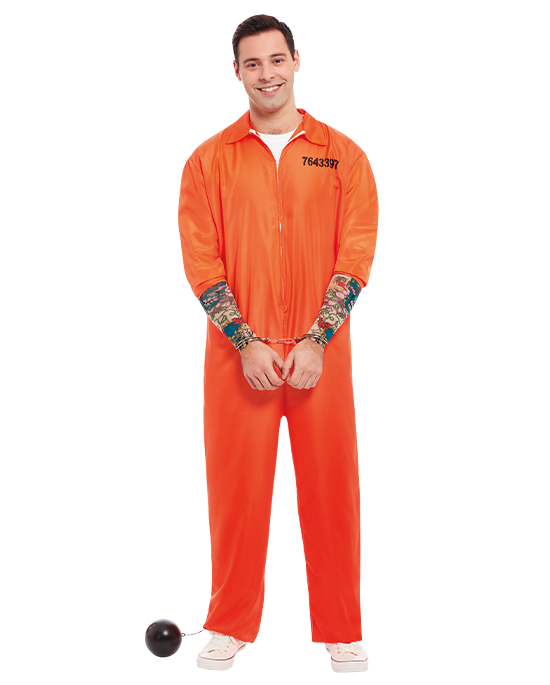 Orange Fangedragt Kostume