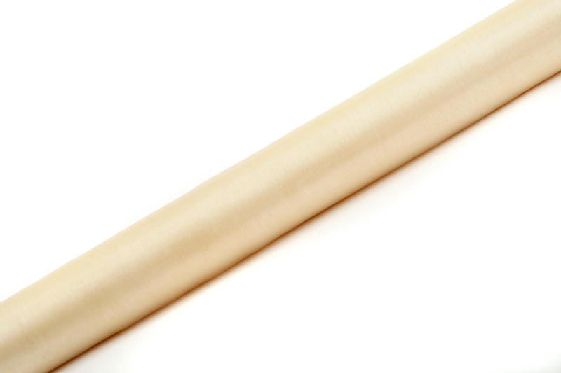 Organza Stofrulle Cremehvid - 1 rulle (9 m) - Temashop