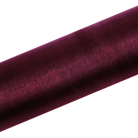 Organza Stofrulle Dybrød - 1 rulle (9 m) | Rødt tema Stof / tekstil - Temashop