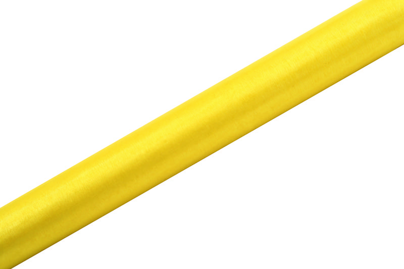 Organza Stofrulle Gul - 1 rulle (9 m) | Gul tema Stof / tekstil - Temashop