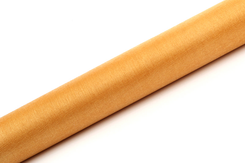 Organza Stofrulle Guld - 1 rulle (36 cm x 9 m) - Temashop