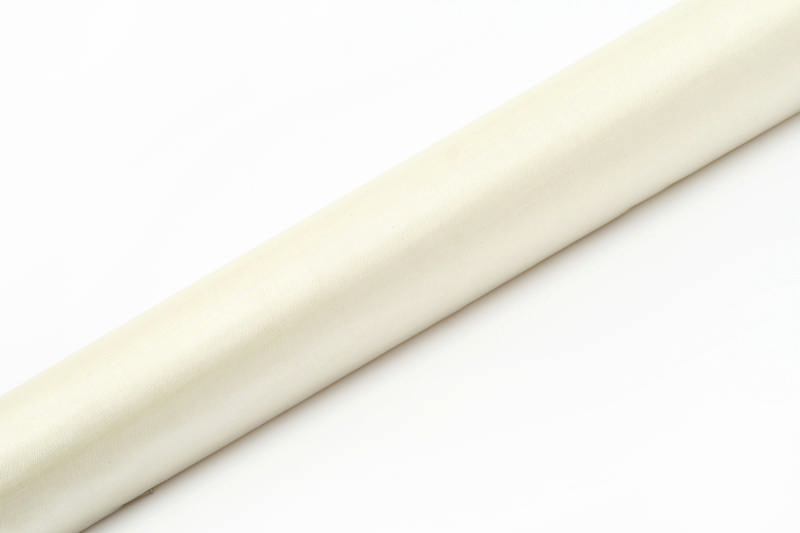 Organza Stofrulle Lys Cremehvid - 1 rulle (9 m) - Temashop