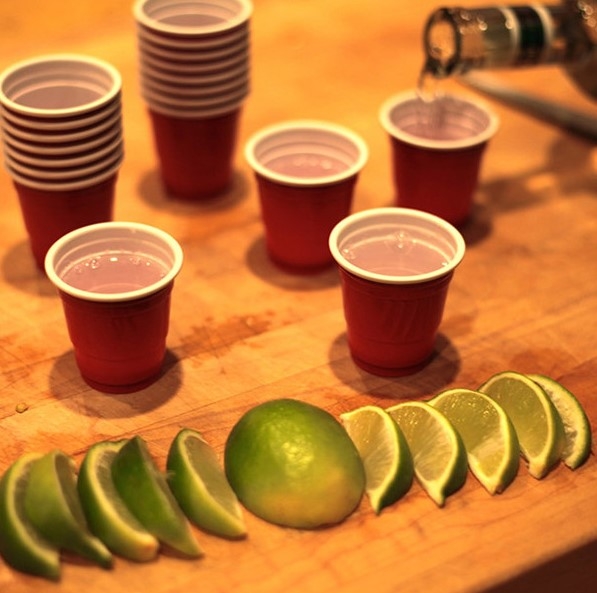 Original Cup Shotglas Rød - 20 stk (4 cl) | Drinks Krus - Temashop