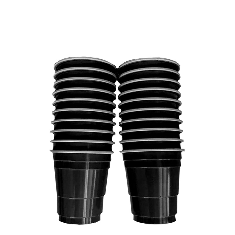 Original Cup Shotglas Sort - 20 stk (4 cl) - Temashop