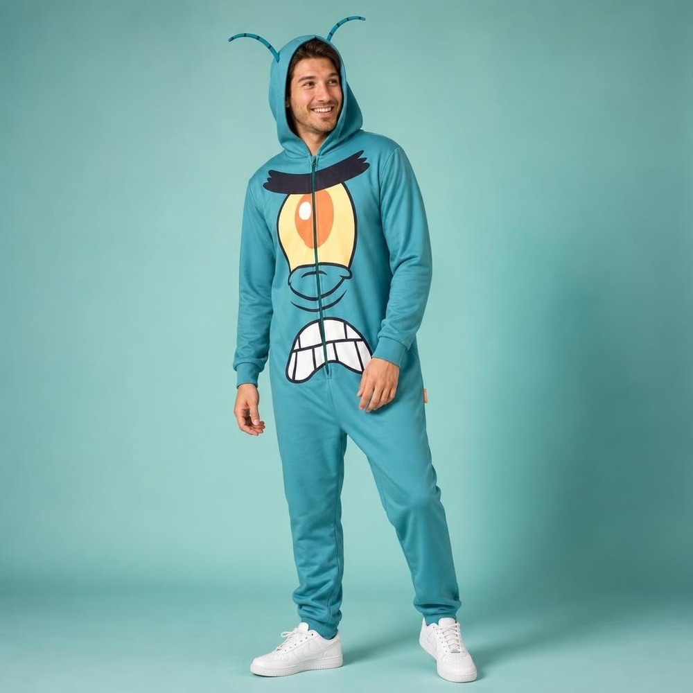 SpongeBob Squarepants Plankton Onesie | Svampebob Firkant - Temashop