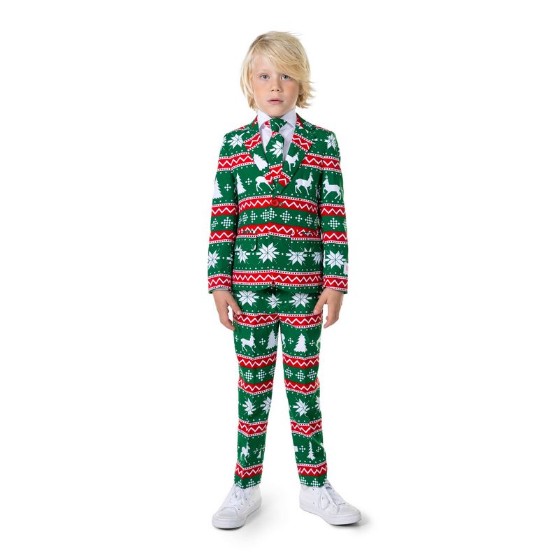 OpposuitsÂ® Festivity Green Børnejakkesæt