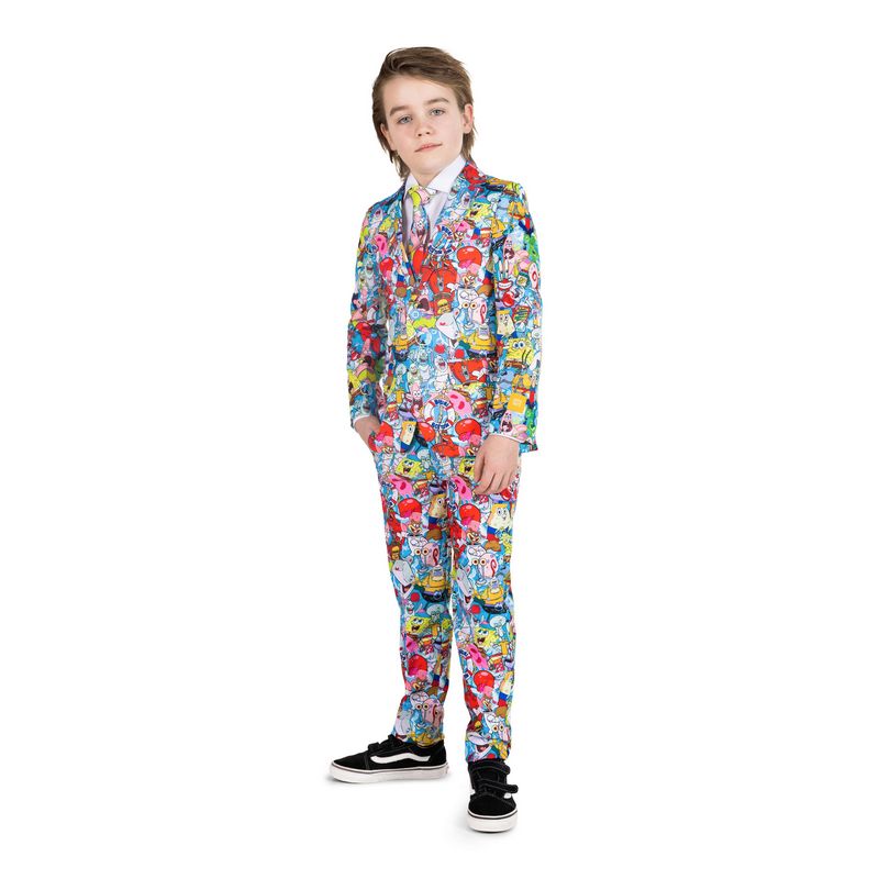 Opposuits Svamepebob FirkantÂ® Børne Jakkesæt