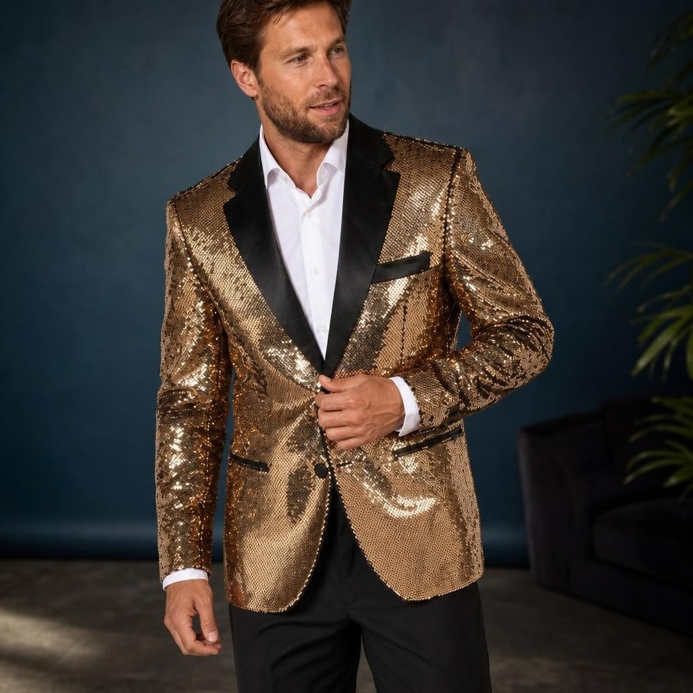 Opposuits Groovy Gold Pailletblazer