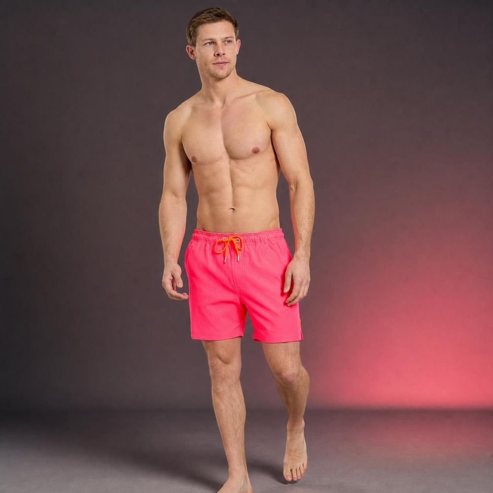 OpposuitsÂ® Neon Pink Power Badeshorts