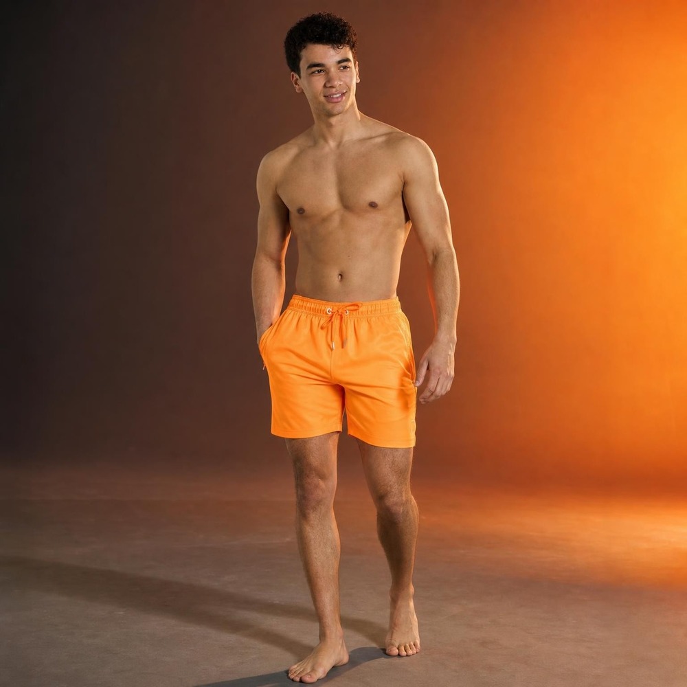 OpposuitsÂ® Neon Vivid Orange Badeshorts