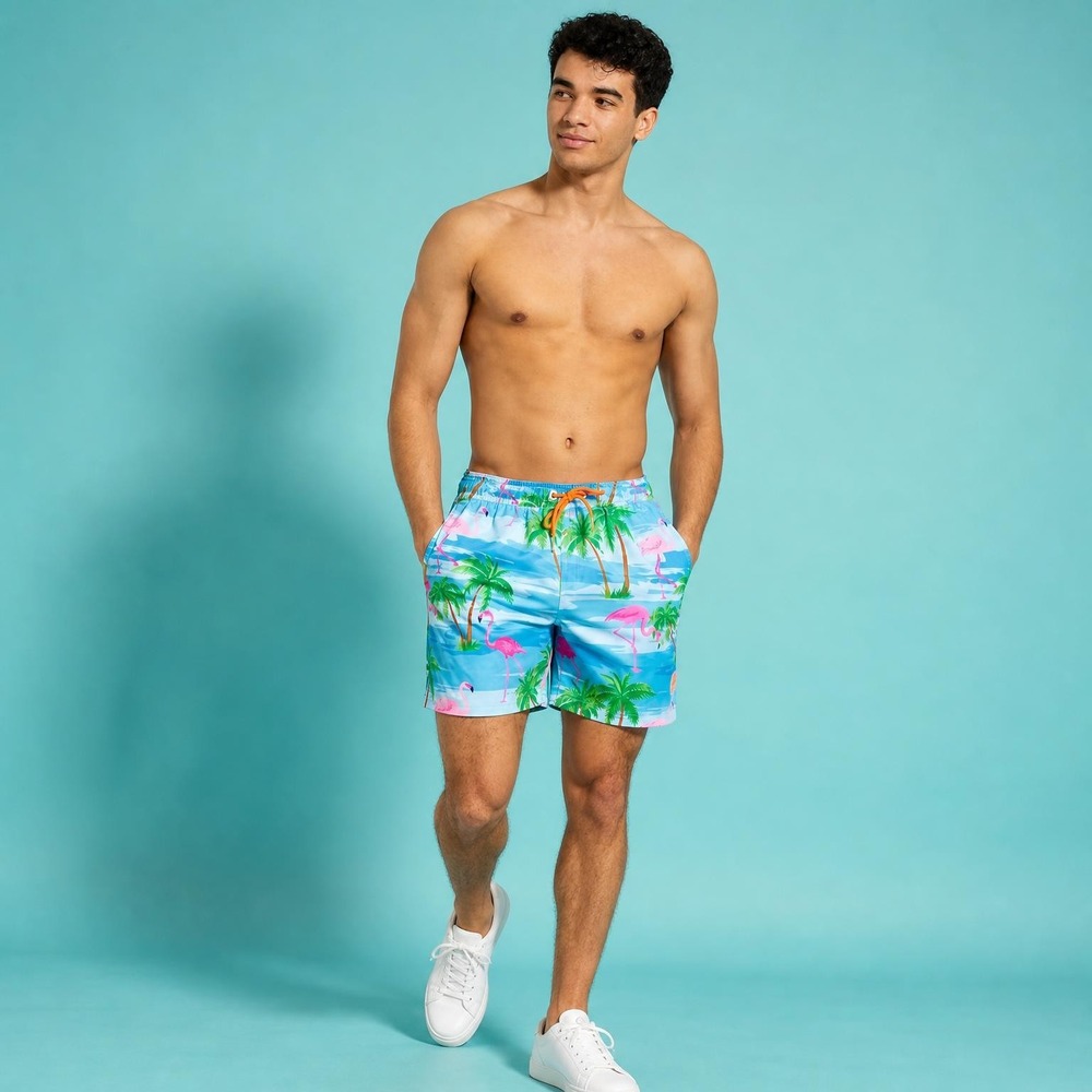 OpposuitsÂ® Flaminguy Badeshorts