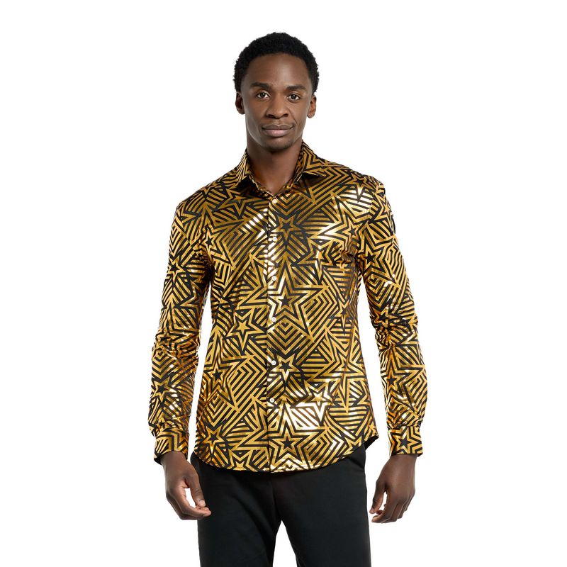 OpposuitsÂ® Golden Geo Star Skjorte