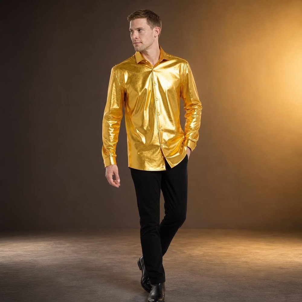 OpposuitsÂ® Groovy Gold Skjorte