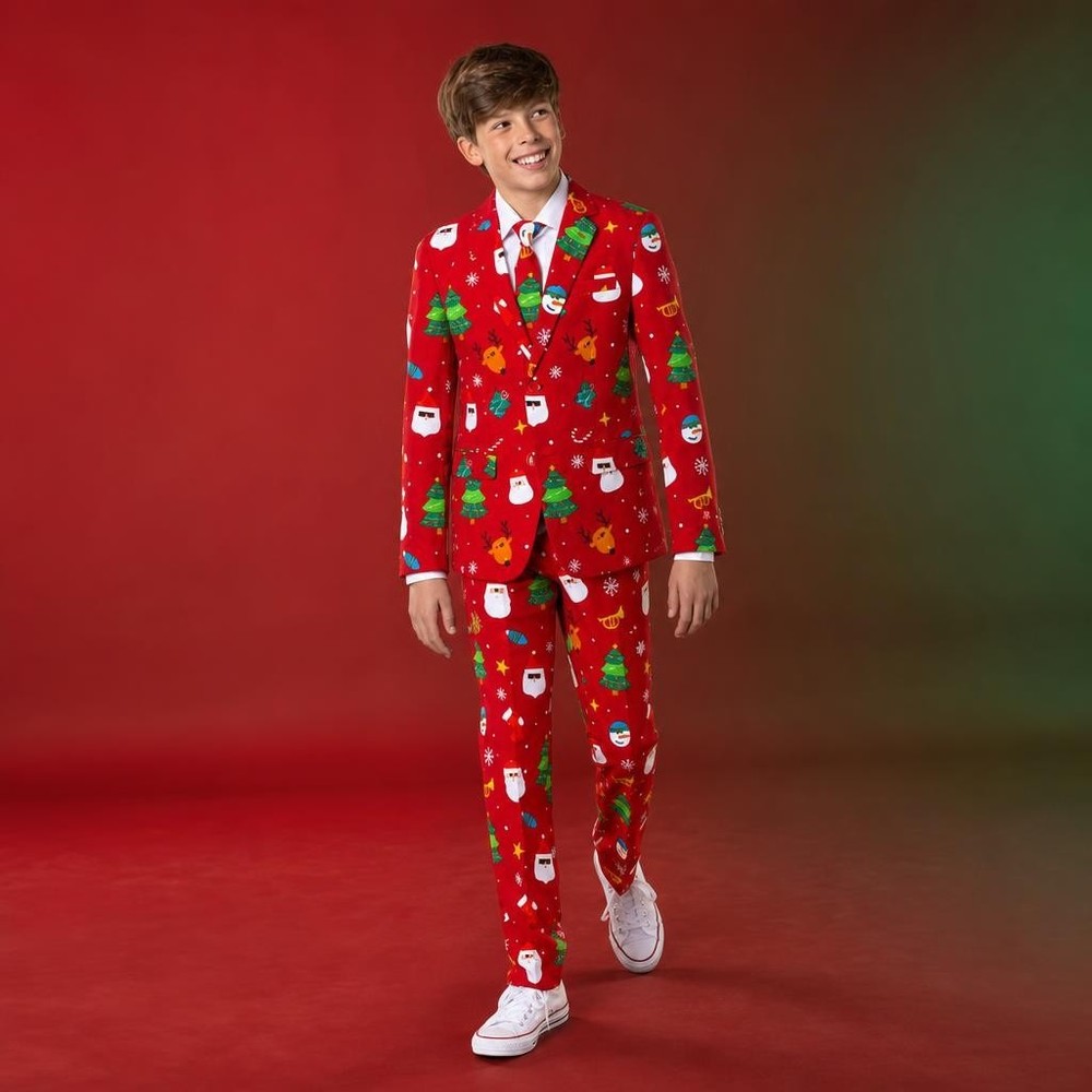 OpposuitsÂ® Festivity Red Teen Jakkesæt