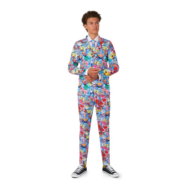 Opposuits Svamepebob FirkantÂ® Teen Jakkesæt
