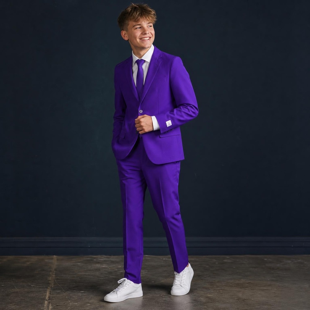 OpposuitsÂ® Purple Prince Teen Jakkesæt