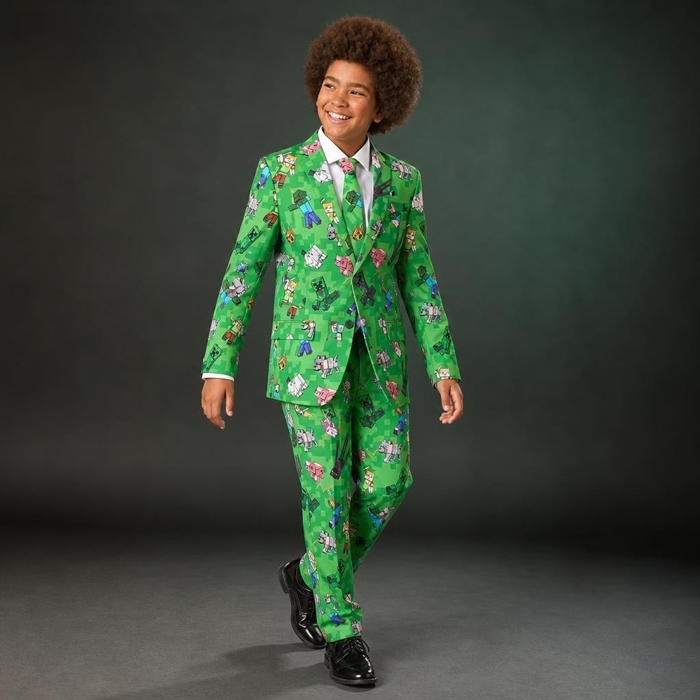 OppoSuits MinecraftÂ® Teen Jakkesæt