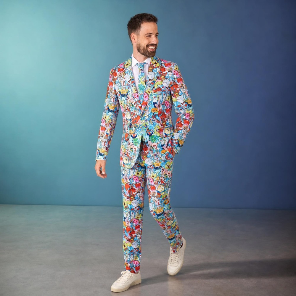 Opposuits Svamepebob FirkantÂ® Jakkesæt