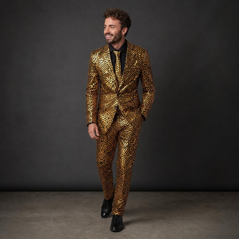 OpposuitsÂ® Golden Geo Star Jakkesæt