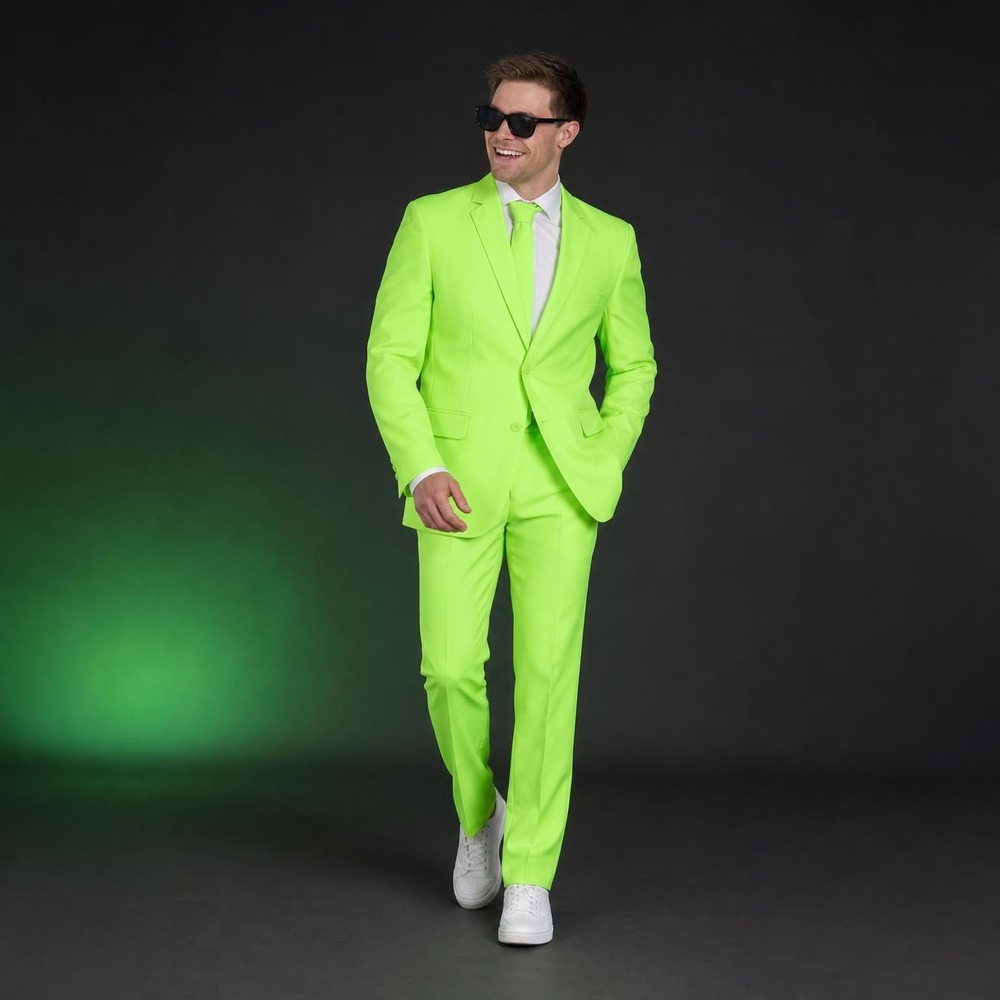 OpposuitsÂ® Neon Lucky Lime Jakkesæt