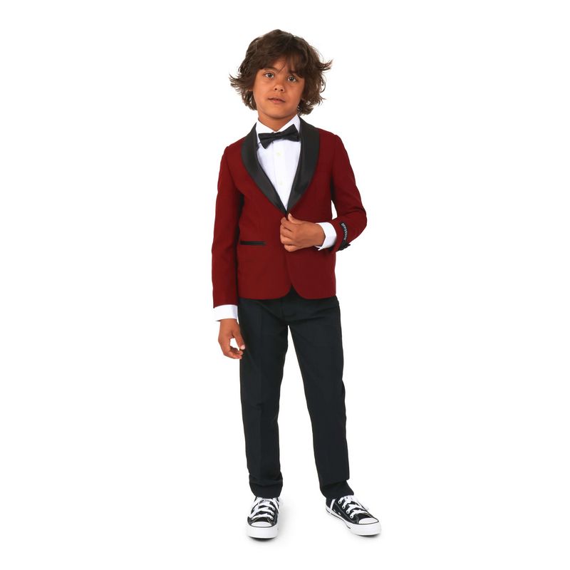 OpposuitsÂ® Hot Burgundy Børnejakkesæt