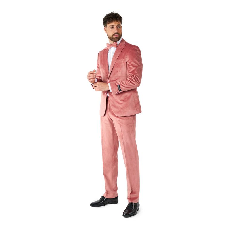 OpposuitsÂ® Vintage Pink Velvet Jakkesæt