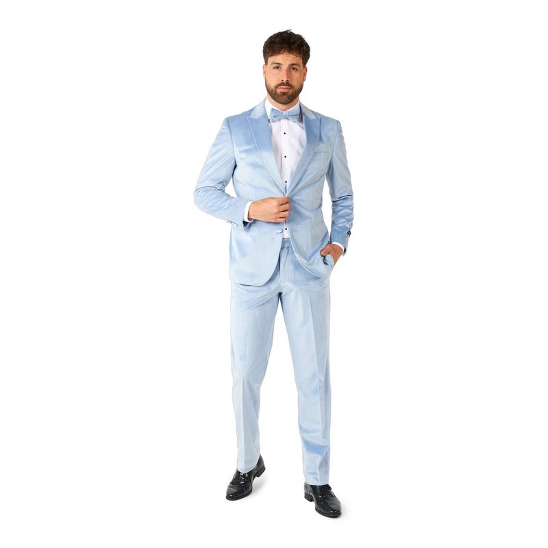OpposuitsÂ® Vintage Blue Velvet Jakkesæt