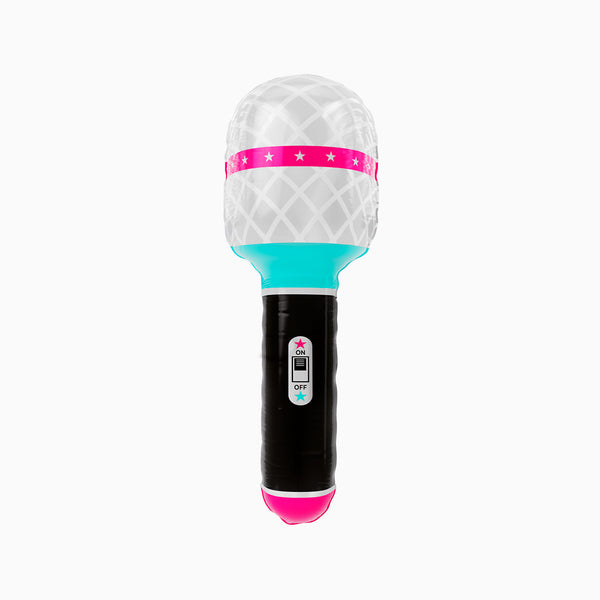 Mikrofon Folieballoner - 4 stk (21 x 42 cm) | Musik Folieballoner - Temashop