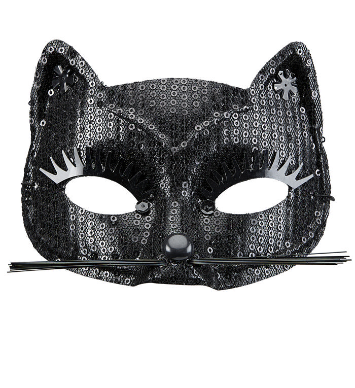 Paillet Kattemaske | Kat Maske - Hovedtilbehør - Temashop