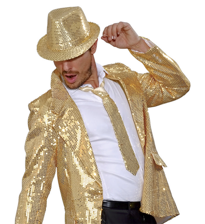 Paillet Slips Guld | Guld tema Slips - Beklædning - Temashop
