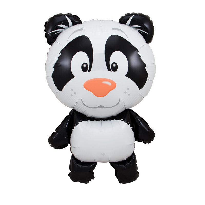 Panda Folieballon - 1 stk (67 x 44 cm) | Panda Folieballoner - Temashop