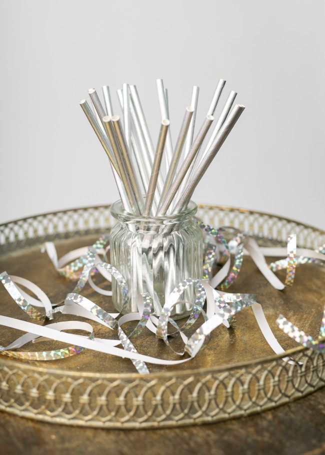 Papirsugerør Iriserende