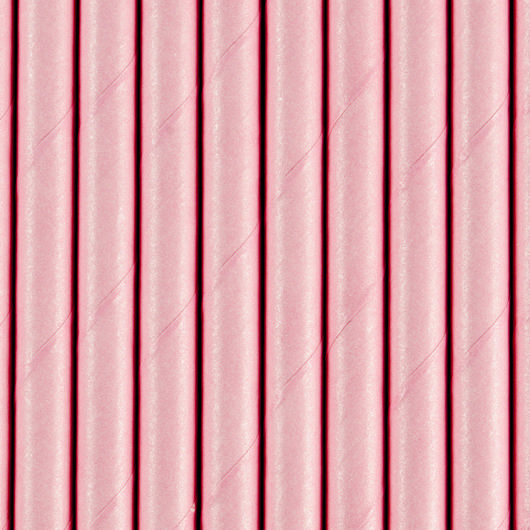 Papirsugerør Lyserød/Fersken