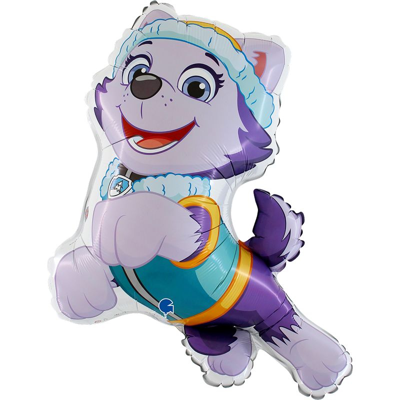 Paw Patrol Everest Folieballon - 1 stk (58 x 70 cm) | Paw Patrol Folieballoner - Temashop