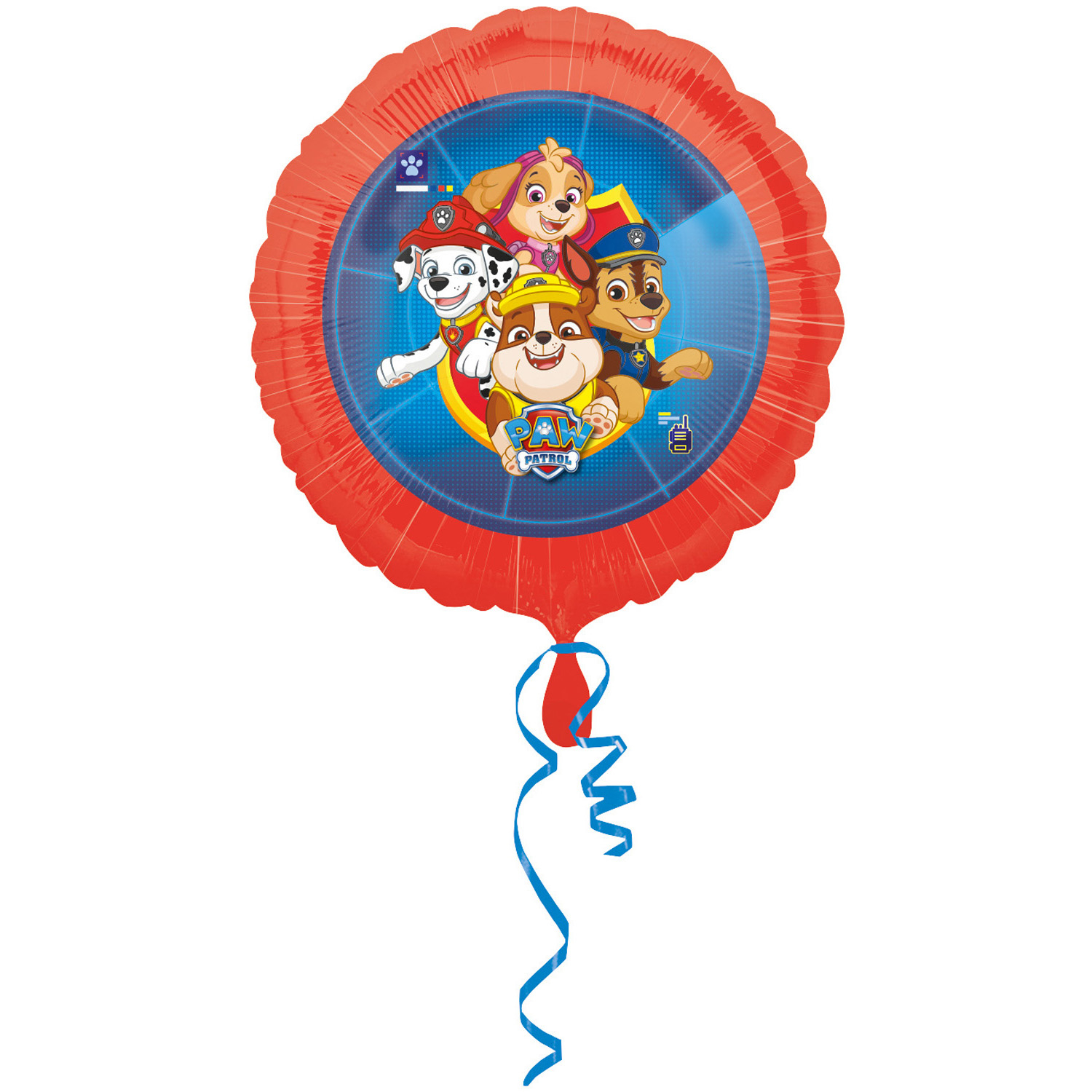 Paw Patrol Folieballon Rød - 1 stk (43 cm) | Paw Patrol Folieballoner - Temashop