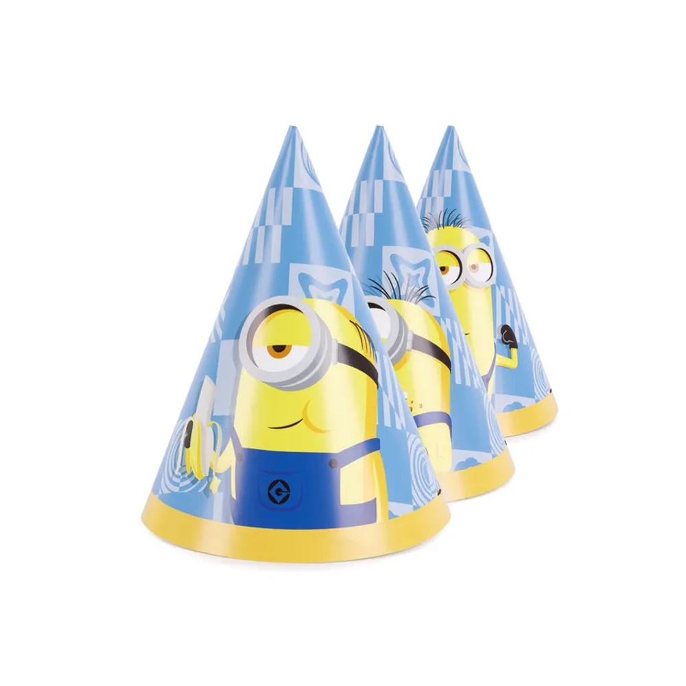 Minions Festhatte (16 cm) | Minions Partyhatte - Festtilbehør - Temashop
