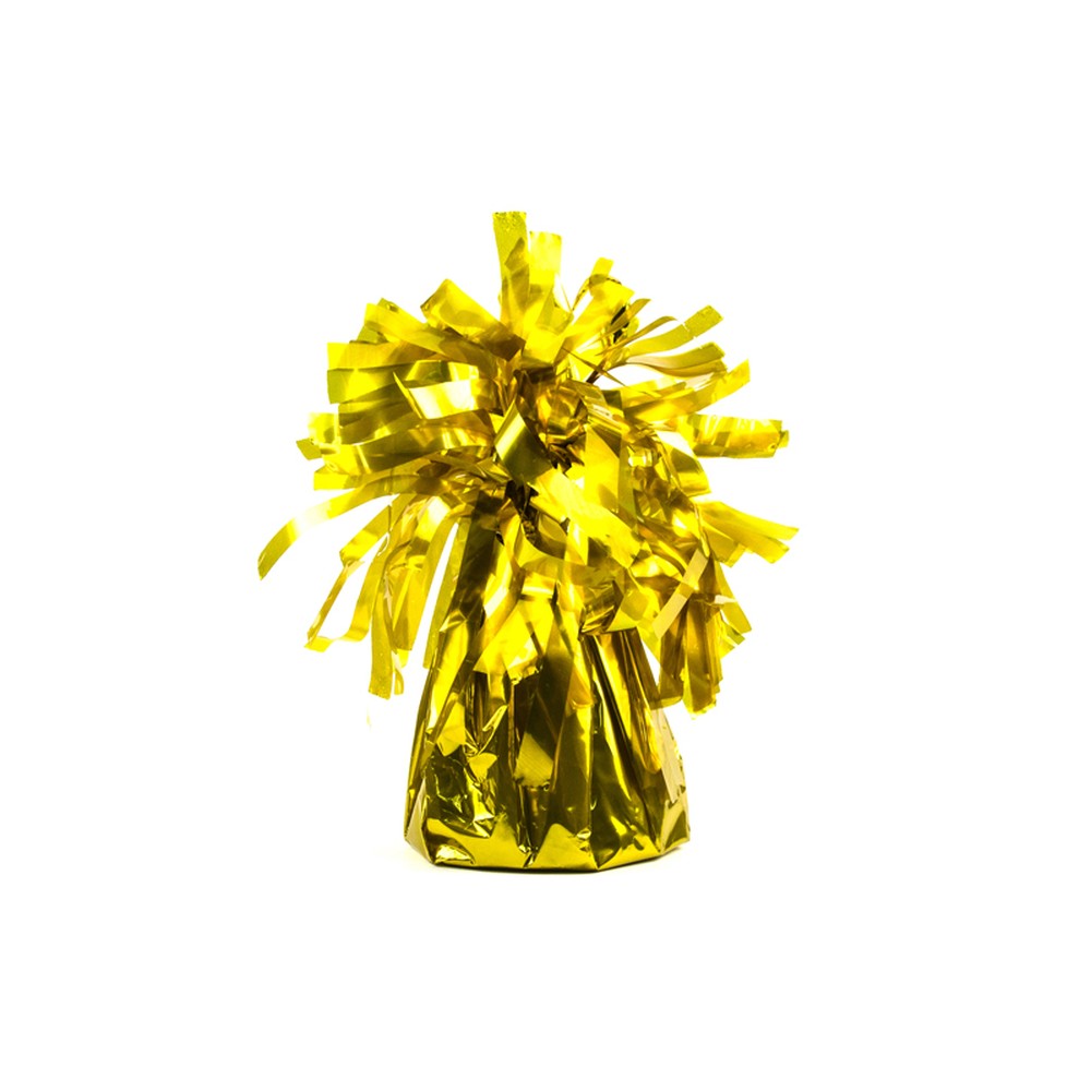 Ballonvægt Guld 130 g - 1 stk (130 g) | Guld tema Ballonvægte - Temashop