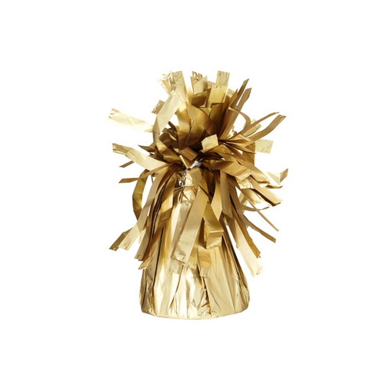Satin Ballonvægt Luksus Guld - 1 stk (130 g) | Guld tema Ballonvægte - Temashop