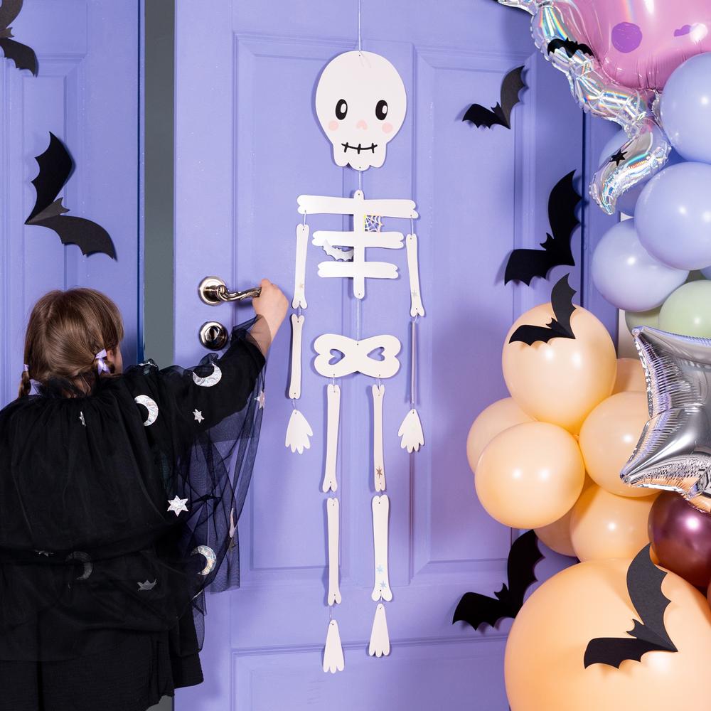 Hængende Skelet - 1 stk (110 cm) | Skelet Halloweenpynt - Temashop