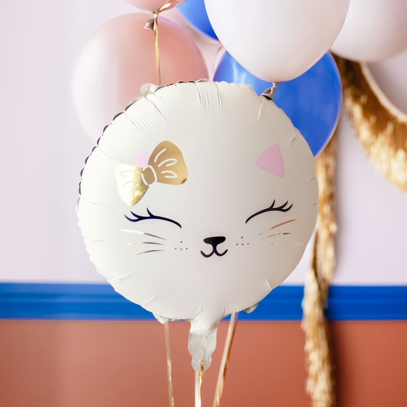 Kat Rund Folieballon