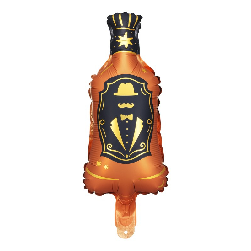 Whisky Folieballon - 1 stk (27 x 12 cm) | Drinks Folieballoner - Temashop