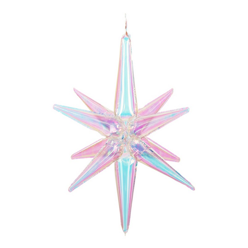 3D Stjerne Folieballon Iriserende