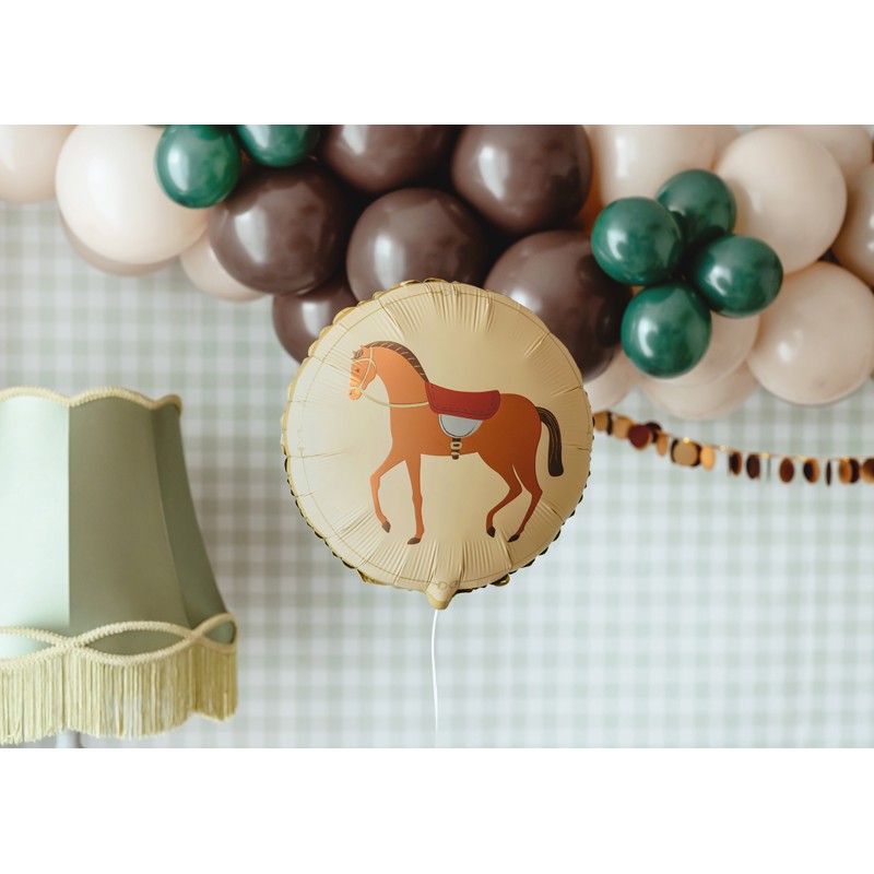 Hest Rund Folieballon